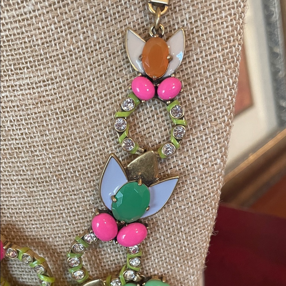Stella & Dot Multicolor Floral Necklace - Picture 3 of 9